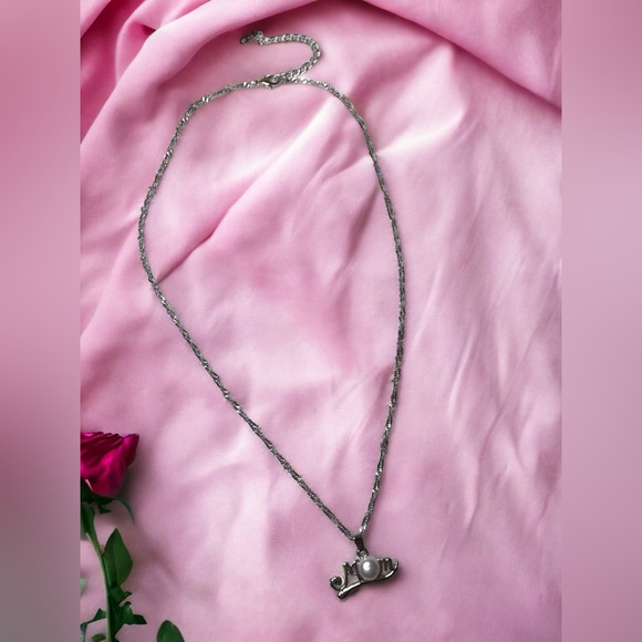 925 Sterling Silver Pearl Mom Necklace Gift For Mom - Picture 2 of 4